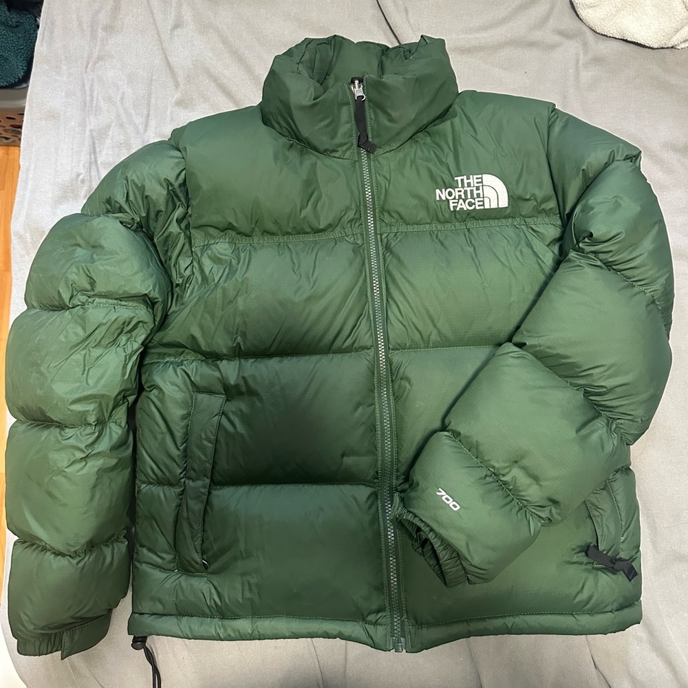 The North Face Green Nuptse 700 Jacket